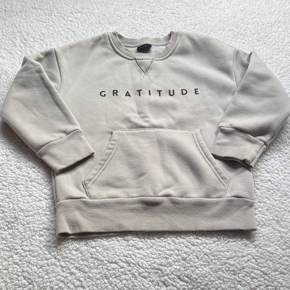Little Bipsy Beige Crewneck Sweater
